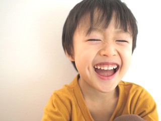笑顔の男の子