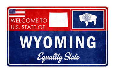 Welcome to Wyoming - grunde sign