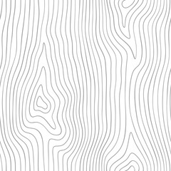 Seamless wooden pattern. Wood grain texture. Dense lines. Abstract background. Vector illustration