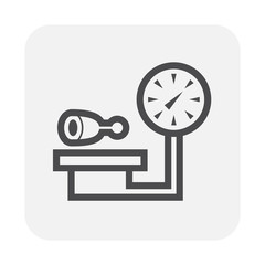 weighing pork icon