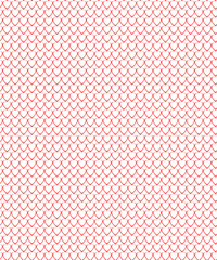 Romantic seamless pattern. Vector pattern with heart shape. Hand drawn pattern. 
