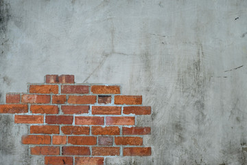 old brick wall with cracks texture background