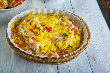 Salsa Chicken Rice Casserole