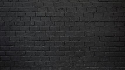 black brick wall for background
