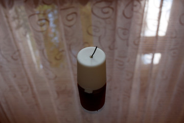 Candle on the table