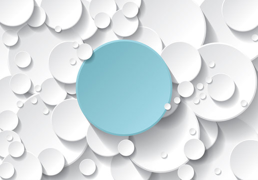 fond cercle bleu et blanc