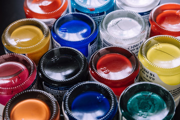 Colorful Gouache Paint Set