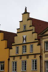 Fototapeta na wymiar Giebelhäuser in Osnabrück