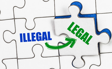 Legal auf Puzzle