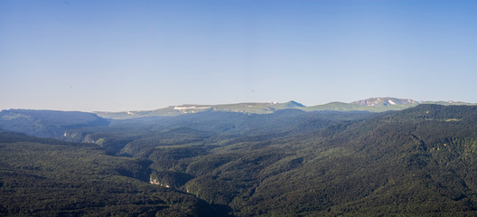 Fototapeta premium view of mountains