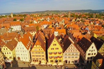 ローテンブルグ　街並み