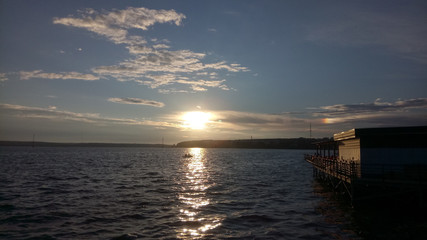 Naklejka premium sunset