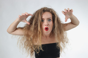 Women show symptoms, crazy.