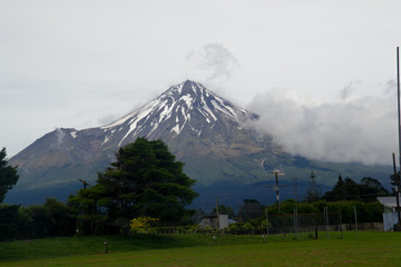 Fototapeta premium A beautiful mountain in new zealand
