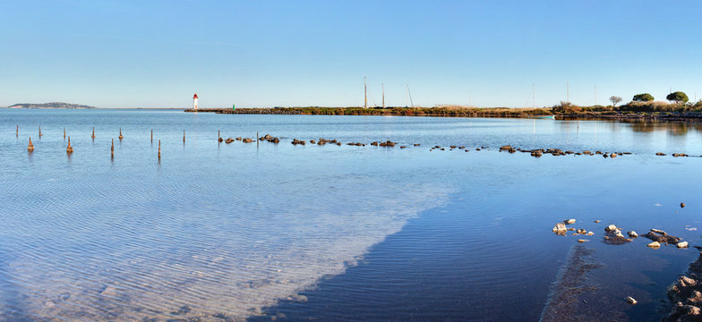 Phare de la pointe des Onglous - Marseillan - Herault en Occitanie