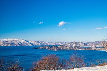 Akita Prefecture Towada Lake of the Super Moon