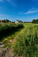 rural reed house on isle of Hiddensee