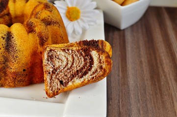 The traditional cake for Easter. Sweet easter cake,  easter concept