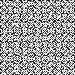 Abstract pattern. Seamless black and white texture.