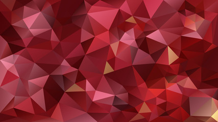 Obraz premium vector abstract irregular polygon background - triangle low poly pattern - ruby red color