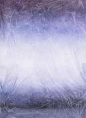 Colorful bright ink and watercolor texture on white paper background. Paint leaks and ombre effects. Hand painted abstract image.