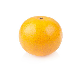 fresh orange isolated on white background