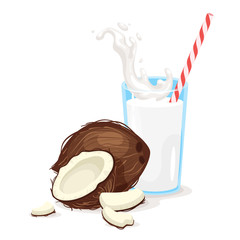 milk icon on white background