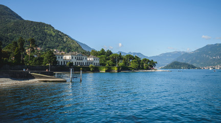 Naklejka premium Como lake, Italy