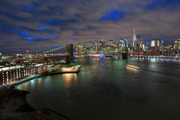 Fototapeta na wymiar New York City Manhattan Skyline
