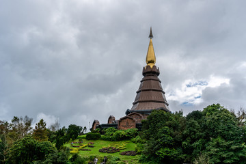 Naklejka premium Twin Pagoda Naphapholphumisiri