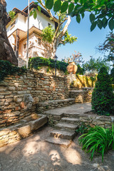 Balchik Palace of the Romanian Queen Maria. Tourist destination in the Bulgarian Black Sea