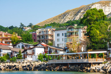 The town of Balchik on the Black sea coast, Bulgaria