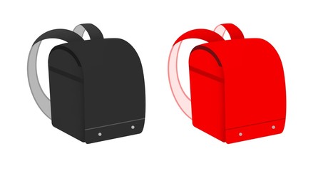 黒と赤のランドセル