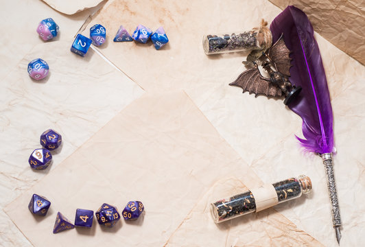 set of dice d6 d10 d20