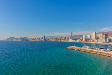 Fototapeta premium Benidorm city pamorama