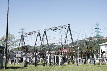 High voltage switch yard