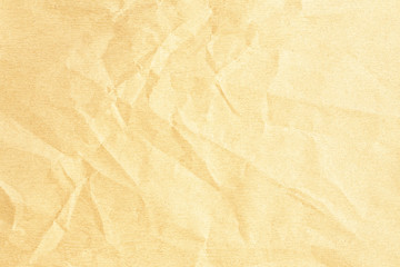 Crumpled brown paper texture