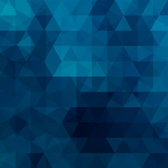 Fototapeta premium Abstract geometric style dark blue background. Vector illustration