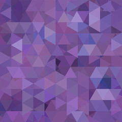 Geometric pattern, triangles vector background in purple and violet tones. Illustration pattern
