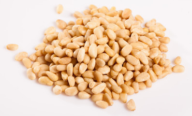 Fototapeta premium Heap of pine nuts
