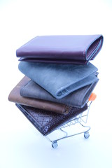 wallet isolated on white background