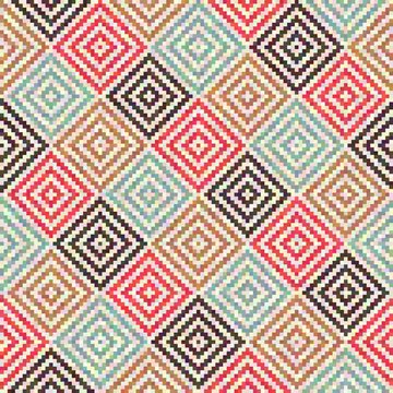  Aztec like style pattern illustration