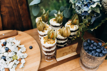 Wedding candy and sweets bar