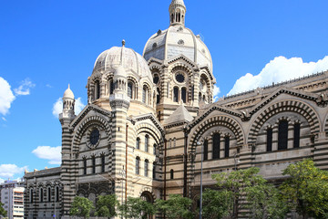 Fototapeta na wymiar Cathedrale La Major, Marseille, France
