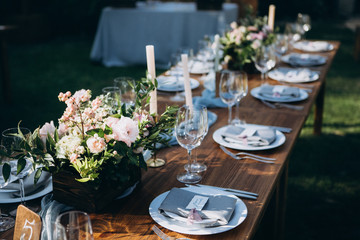 Wedding flowers decoration