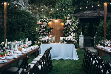 Wedding flowers decoration