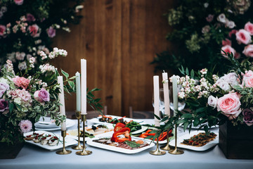 Wedding decoration rustic style
