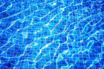 Background of blue swimming pool ripped water 8