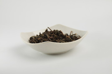 a bowl of raw tea