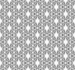 black openwork pattern